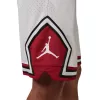 Jordan Sport Dri-FIT 23cms Diamond Shorts White/Gym Red/White