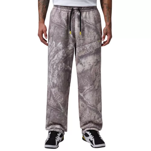 Jordan Sweatpants Brooklyn Realtree Open-Hem Pants White/ Bright Citron