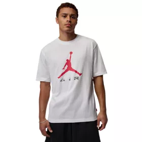Jordan Brooklyn Short Sleeve Tee White/University Red