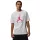Jordan Brooklyn Short Sleeve Tee White/University Red M