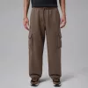 Jordan Brooklyn Oversized Fleece Cargo Trousers Palomino/Dark Cinder