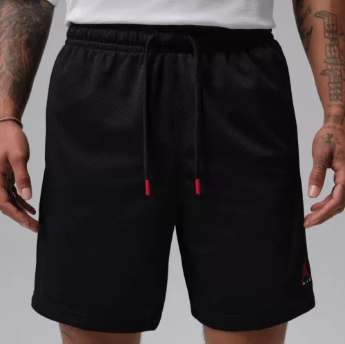 Jordan Brooklyn Mesh Shorts Black/University Red L