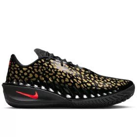   Nike Air Zoom GT Cut 4 Victor Wembanyama Gold Panther Black/Bright Crimson/Metallic Gold