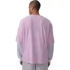 Jordan Brooklyn Comic 96 Crew T-Shirt Pink Foam L
