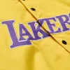 Mitchell & Ness NBA Los Angeles Lakers Shaquille O'Neal Player Lightweight Satin Jacket Gold-Black L