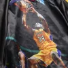 Mitchell & Ness NBA Los Angeles Lakers Shaquille O'Neal Player Lightweight Satin Jacket Gold-Black L