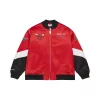 Mitchell & Ness NBA Chicago Bulls Triple Check Heavyweight Satin Jacket Red XL