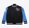 Mitchell & Ness NBA Primetime Heavyweight Satin Jacket Vintage Logo Cleveland Cavaliers Black M