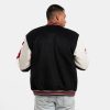 Mitchell & Ness NBA Team History Varsity Jacket Vintage Logo Chicago Bulls Black M