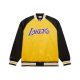 Mitchell & Ness NBA Double Clutch Lw Satin Jacket Vintage Logo Los Angeles Lakers Black-Gold
