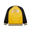 Mitchell & Ness NBA Double Clutch Lw Satin Jacket Vintage Logo Los Angeles Lakers Black-Gold