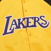 Mitchell & Ness NBA Double Clutch Lw Satin Jacket Vintage Logo Los Angeles Lakers Black-Gold