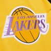 Mitchell & Ness NBA Double Clutch Lw Satin Jacket Vintage Logo Los Angeles Lakers Black-Gold