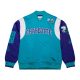 Mitchell & Ness NBA Team Origins Satin Jacket Vintage Logo Charlotte Hornets Hornets Blue M