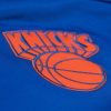 Mitchell & Ness NBA Team Origins Satin Jacket Vintage Logo New York Knicks Royal XXL