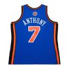 Mitchell & Ness NBA New York Knicks 2010 Carmelo Anthony Jersey Blue XXL