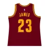 Mitchell & Ness NBA Cleveland Cavaliers 2015 Lebron James Road Swingman Jersey Cardinal L