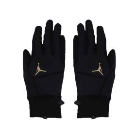 JORDAN HYPERSTORM FLEECE GLOVES BLACK/BLACK/HEMP