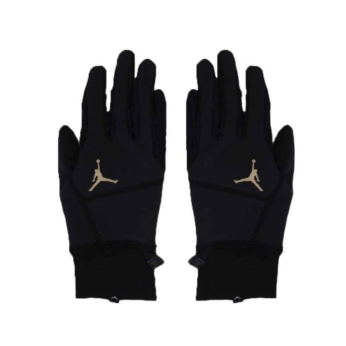JORDAN HYPERSTORM FLEECE GLOVES BLACK/BLACK/HEMP