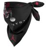JORDAN BANDANA PRINTED BLACK/WHITE/GYM RED