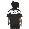 Adidas Anthony Edwards "Believe That" Tee Black/White M
