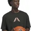 Adidas Anthony Edwards Photo Tee Black L