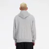 New Balance MJ41501AG Sport Essentials Logo Fleece Full Zip Grey