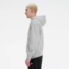 New Balance MJ41501AG Sport Essentials Logo Fleece Full Zip Grey