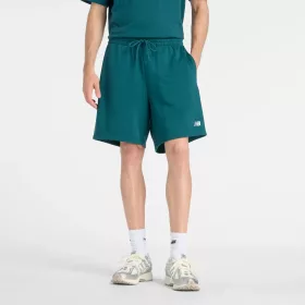   New Balance MS41520AAV 7" Essential French Terry Shorts Medusa Green