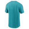 Nike SS Essential Cotton T-Shirt - NFL Miami Dolphins Turbo Green M
