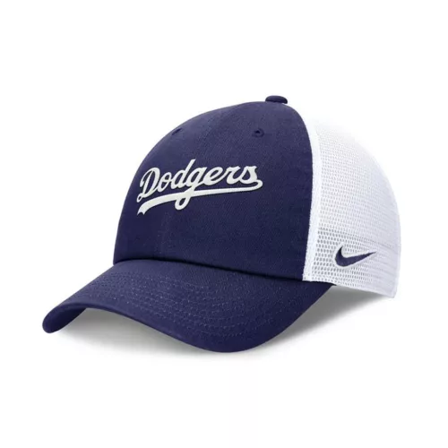 Nike MLB Los Angeles Dodgers Club Unstructured Trucker Cap Loyal Blue/White 10A