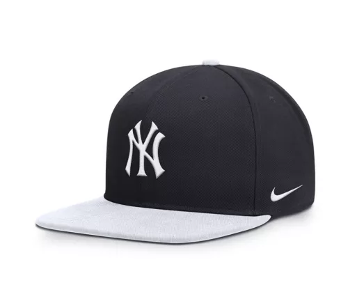 Nike MLB New York Yankees Dri-Fit Pro Structured Square Bill Cap Pitch Blue 4FA/White 10A S/M