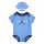 JORDAN KIDS BODYSUIT SET BLUE
