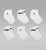Jordan Everyday Essentials Ankle Socks (6 Pairs) White 12-24M