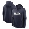 Nike Club Fleece Pullover Hoodie - NFL Seattle Seahawks College Navy M