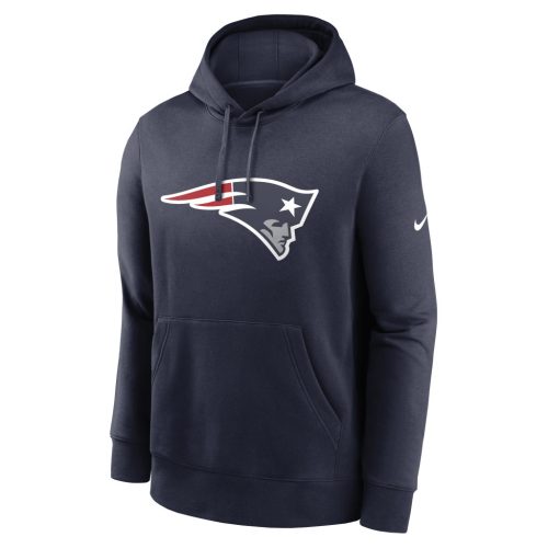 Nike Club Fleece Pullover Hoodie - NFL New England Patriots College Navy
