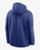 NIKE MLB CLUB SLACK FLEECE HOOD LOS ANGELES DODGERS RUSH BLUE M