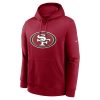 Nike Club Fleece Pullover Hoodie - NFL San Francisco 49ers Gym Red XXL