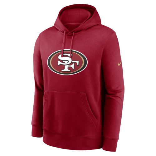 Nike Club Fleece Pullover Hoodie - NFL San Francisco 49ers Gym Red XXL