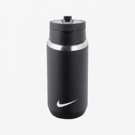 NIKE SS RECHARGE STRAW BOTTLE 12OZ BLACK/WHITE