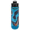 Nike Tr Renew Recharge Chug Bottle 24 Oz Graphic Blue Fury/Black/Hyper Crimson/Blackened Blue