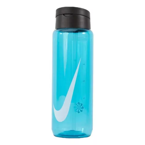 NIKE TR RENEW RECHARGE STRAW BOTTLE 24 OZ BLUE FURY/BLACK/WHITE ONE