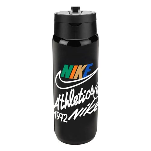 Nike Tr Renew Recharge Straw Bottle 24 Oz Graphic Black/Black/Malachite ONE