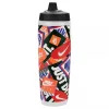 NIKE REFUEL BOTTLE 32 OZ GRAPHIC CLEAR/BLACK/LT CRIMSON/SAFETY ORANGE/WHITE