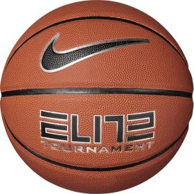   NIKE ELITE TOURNAMENT 8P DEFLATED AMBER/BLACK/METALLIC SILVER/BLACK