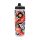 NIKE REFUEL BOTTLE 24 OZ GRAPHIC CLEAR/BLACK/LT CRIMSON/SAFETY ORANGE/WHITE ONE