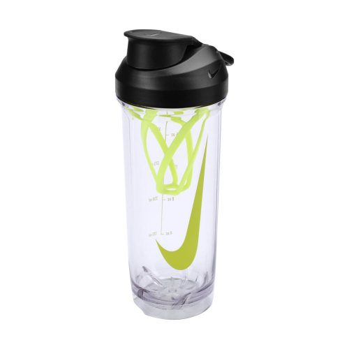 Nike Tr Recharge Shaker Bottle 2.0 24 Oz Clear/Black/Volt/Volt