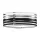 Nike Flex Classic Slim Headbands 6Pk White/Black ONE
