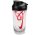 Nike Tr Recharge Shaker Bottle 16 Oz Clear/Black/Bright Crimson/Bright Crimson