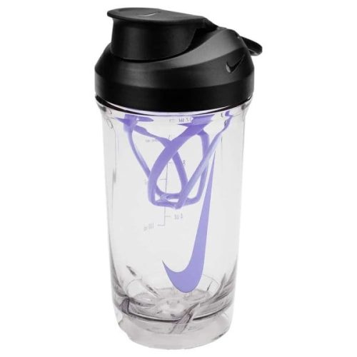 Nike Tr Recharge Shaker Bottle 16 Oz Clear/Black/Light Thistle/Light Thistle